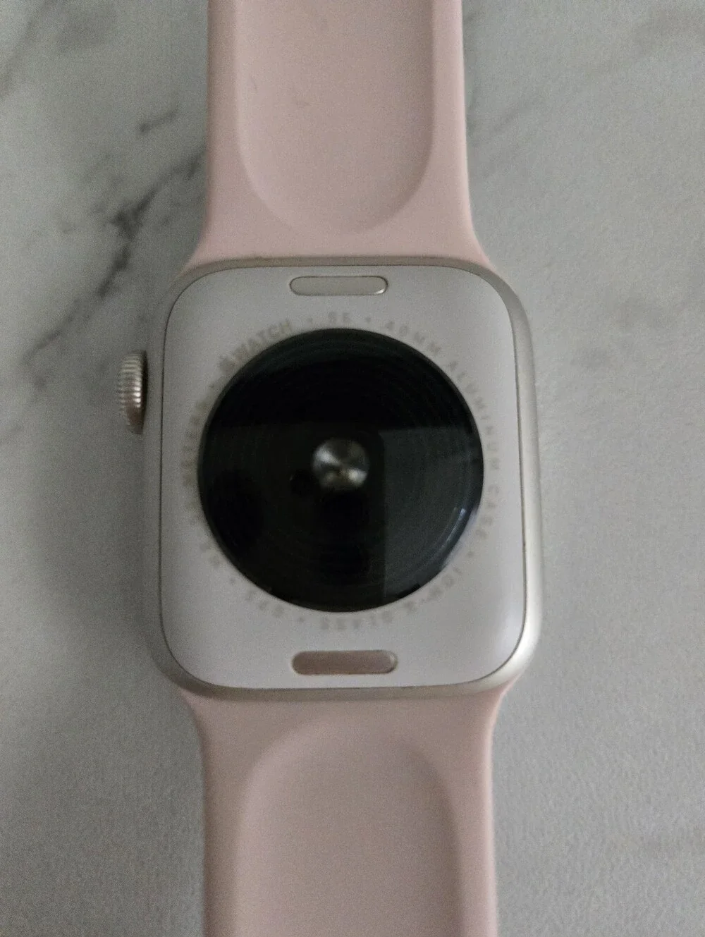 Used Apple Watch S5 40mm Aluminum Case Silver With Pink Band